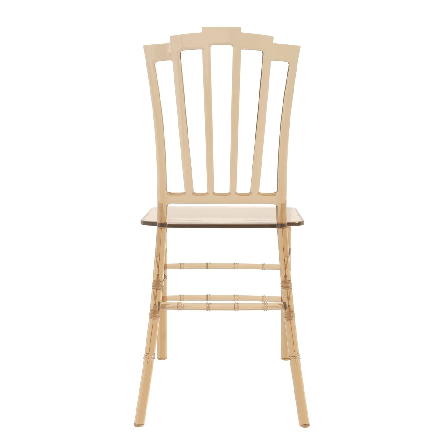 Synth Dining Chair Polycarbonate Side Chair with Windsor Back Design Set of 4