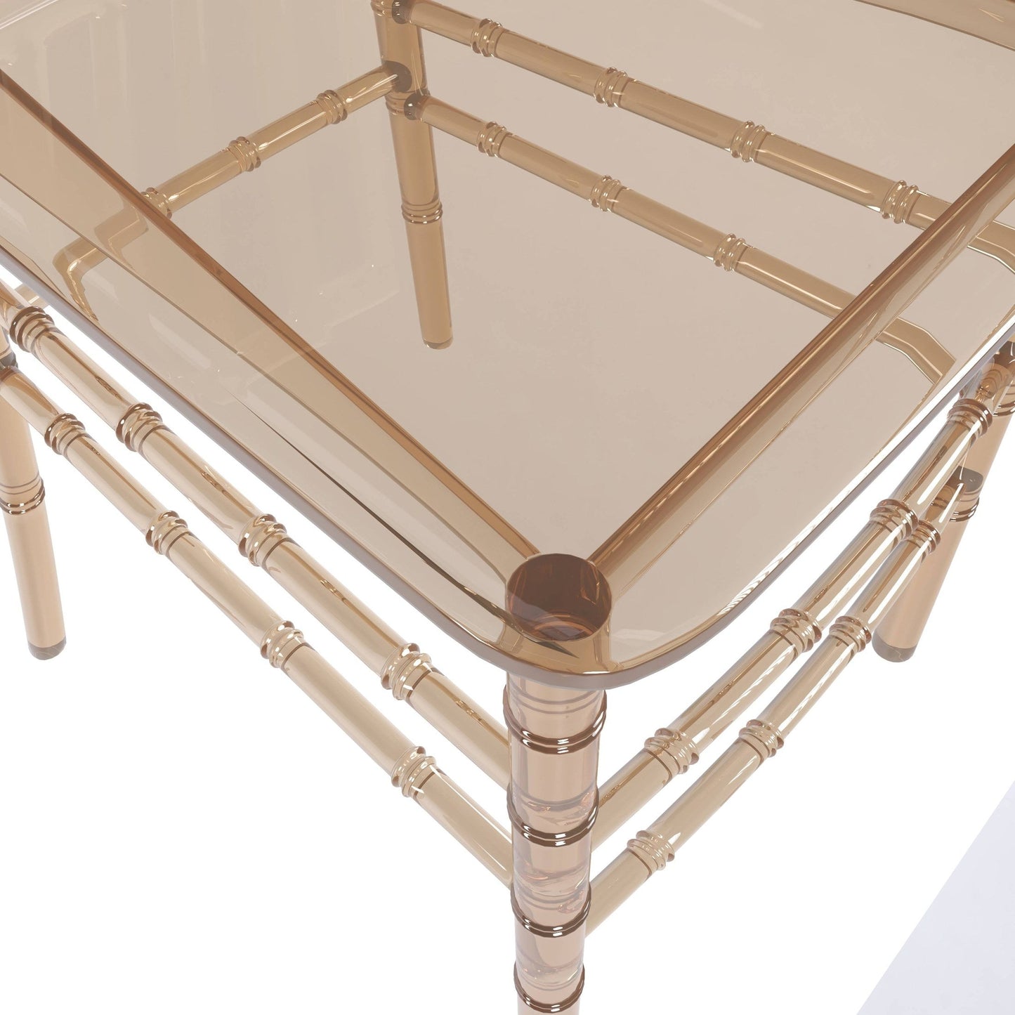 Synth Dining Chair Polycarbonate Side Chair with Windsor Back Design Set of 4