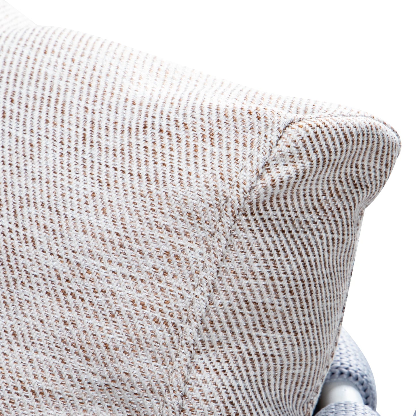 Spencer Modern Outdoor Patio Dining Chair with Rope Design and Cushions