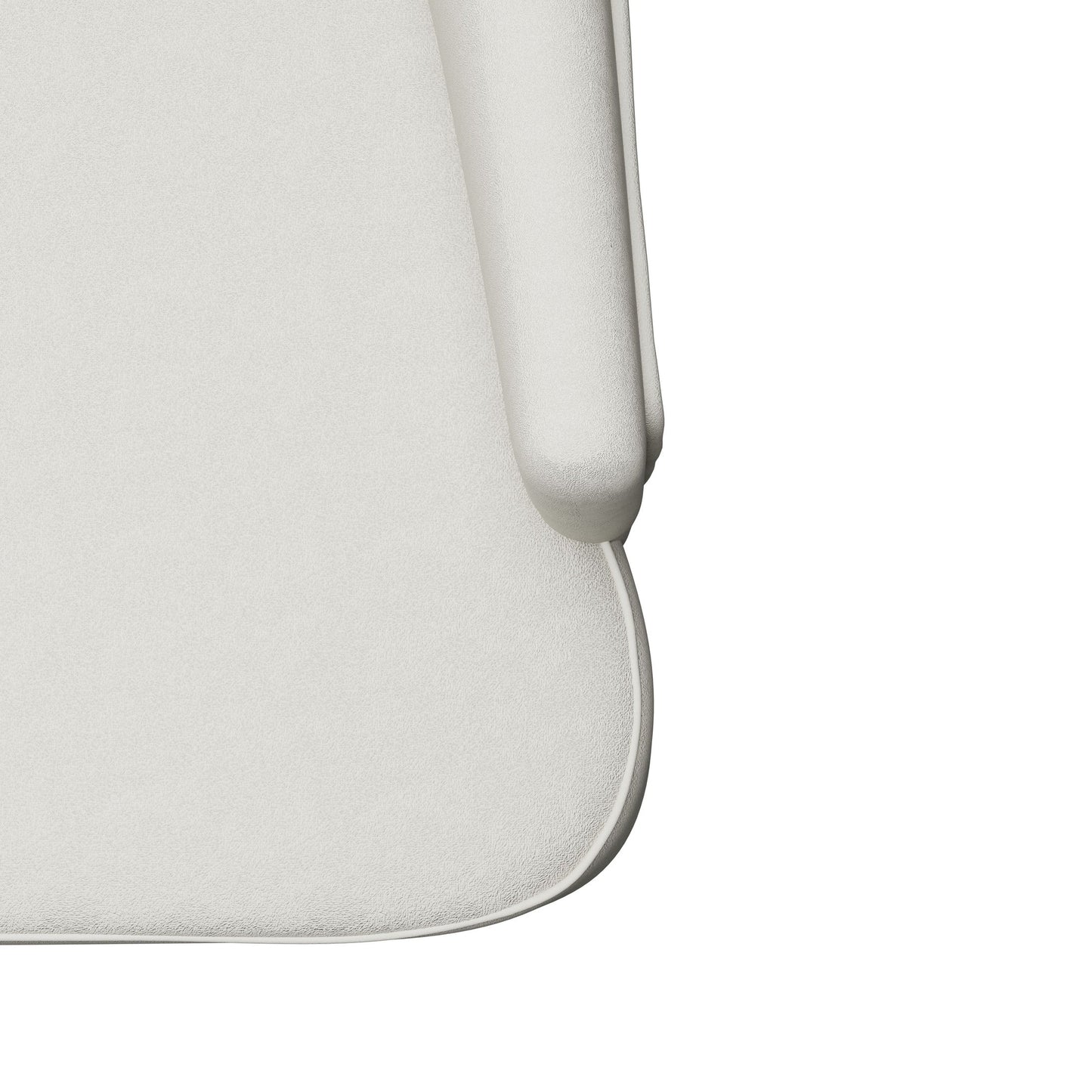 Spruce Collection Modern Wooden Dining Chair in Beige Velvet Set of 2