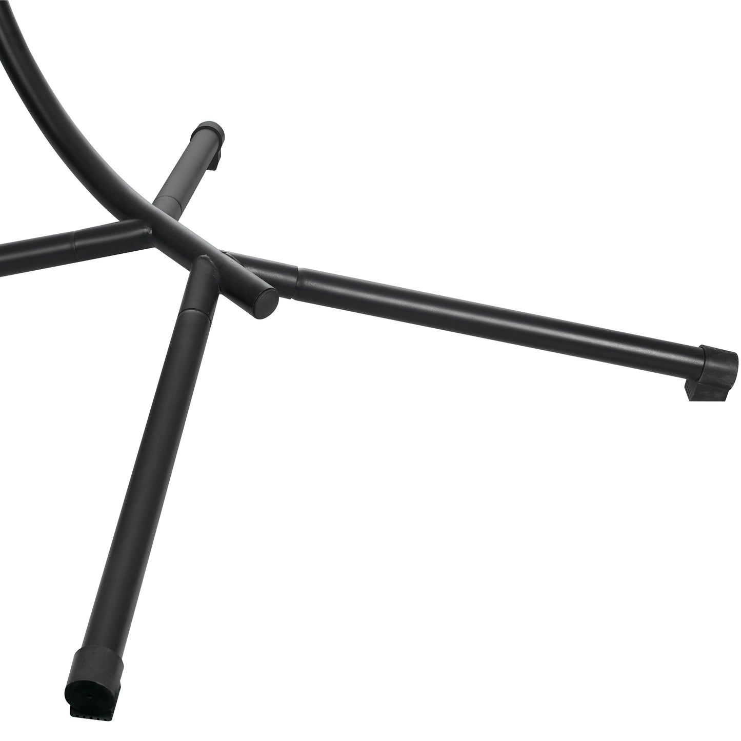 Summit Outdoor Single Person Egg Swing Chair in Grey Steel Frame With Removable Cushions