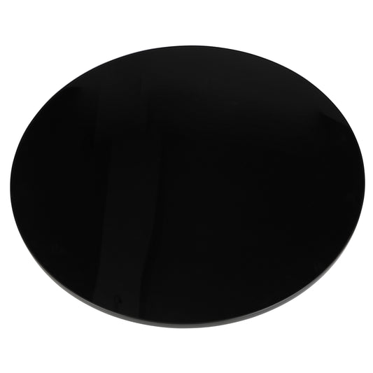 Tully Collection Coffee Table – Black/Gold Rim, Black Glass/Sintered Stone Top