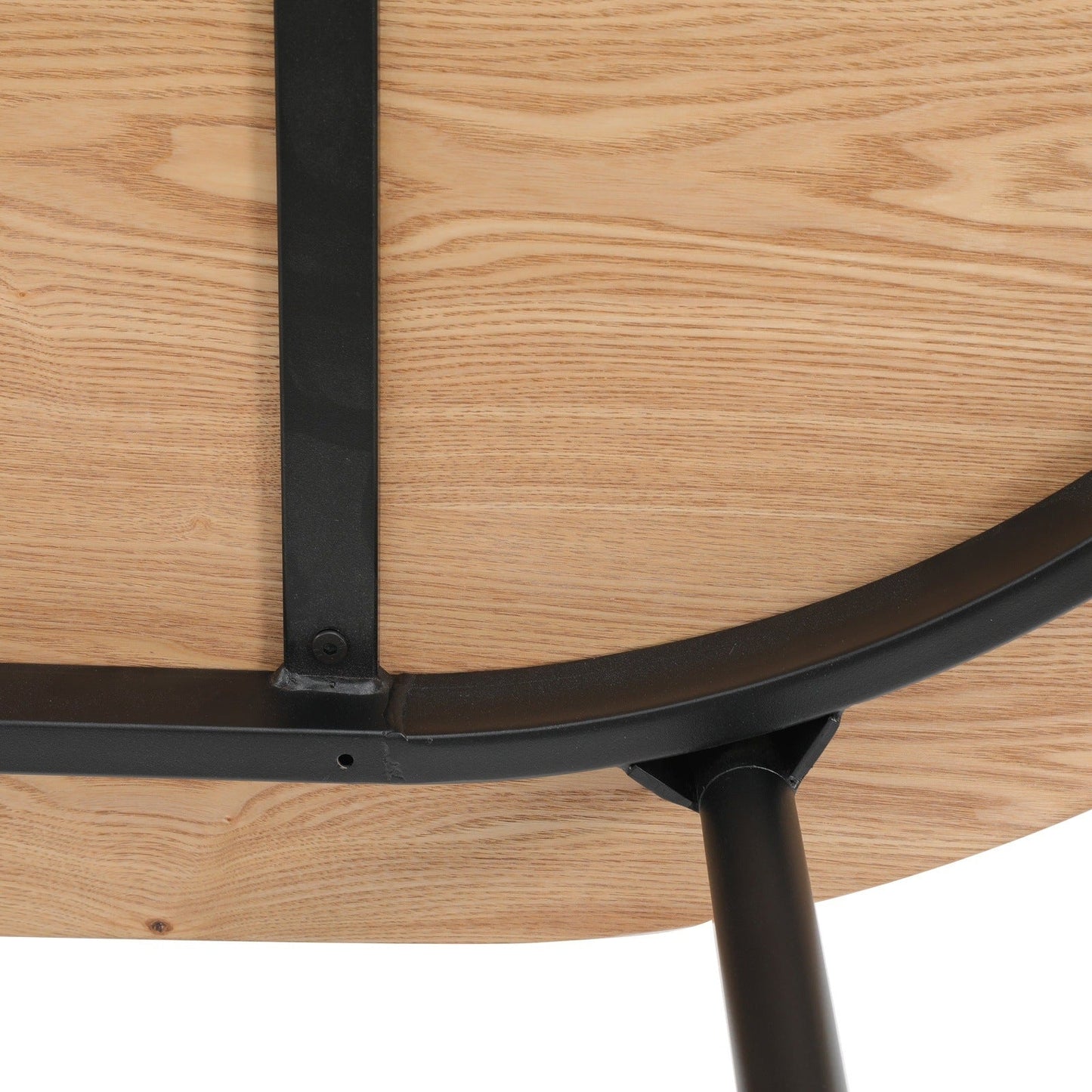 Tule 7-Piece Dining Set: Steel Frame, 6 Upholstered Chairs, 71'' Oval MDF Tabletop