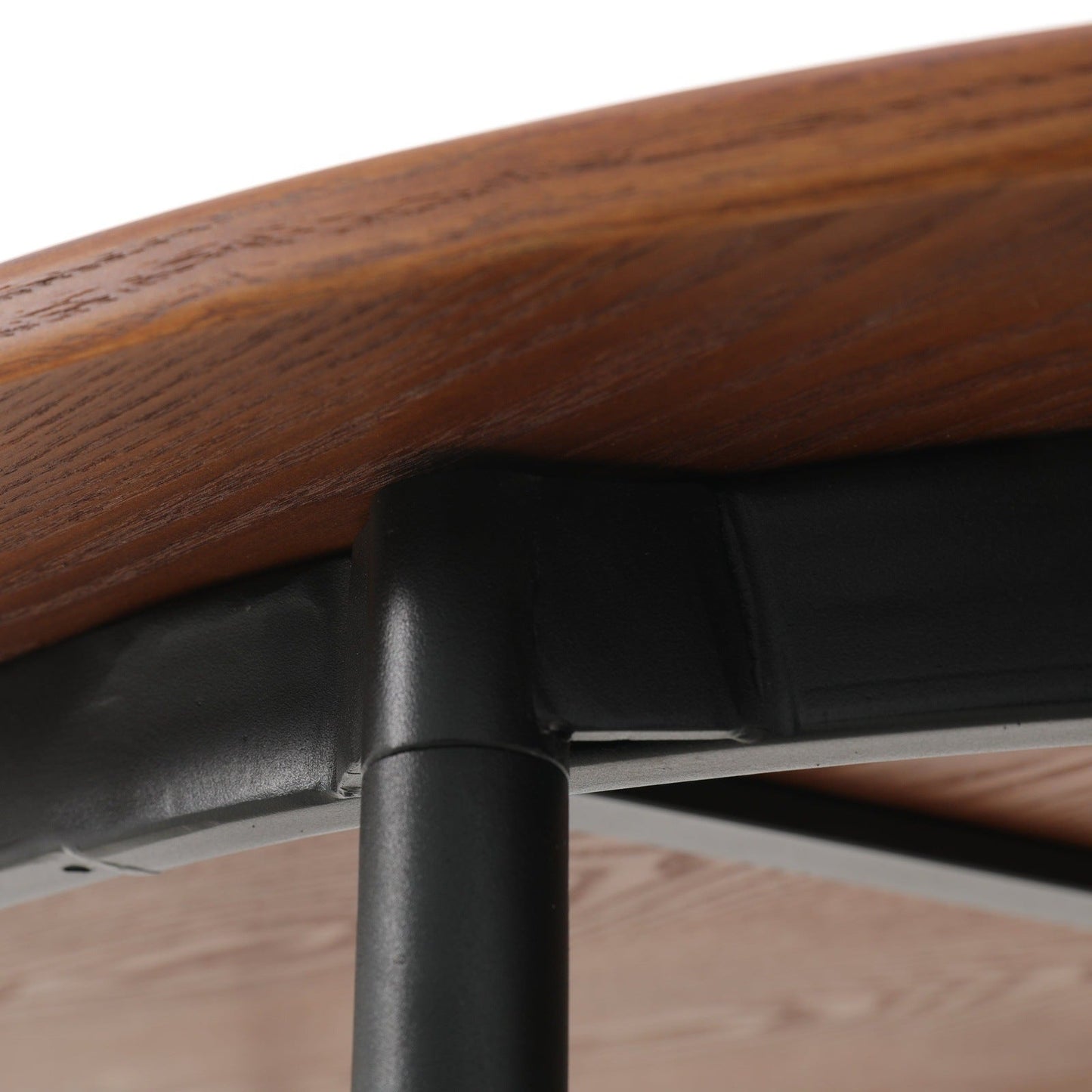 Tule 9-Piece Dining Set in Steel with 8 Upholstered Seat Dining Chairs and 83" Oval Dining Table with MDF Tabletop