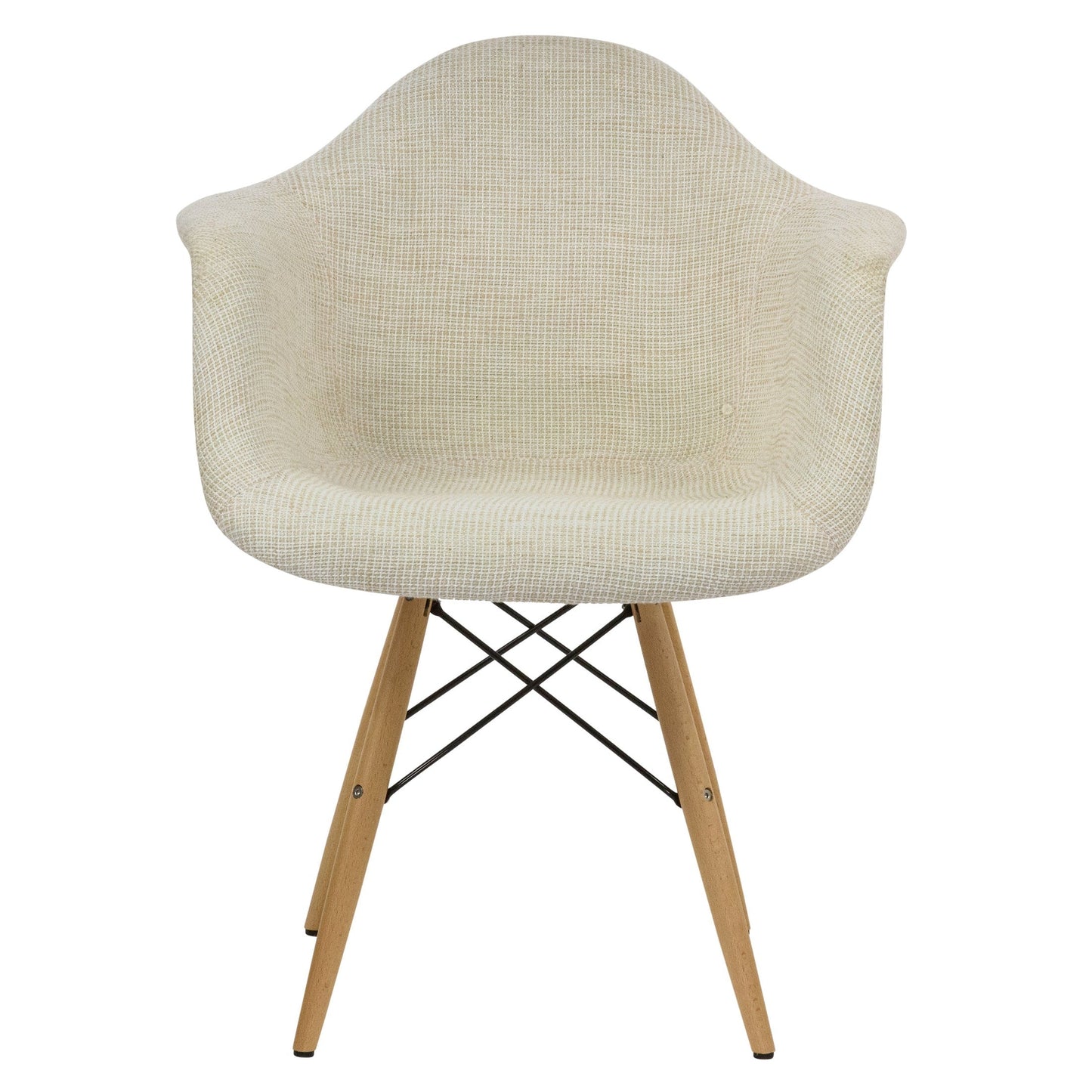 Willow Modern Fabric Eiffel Base Accent Side Chair