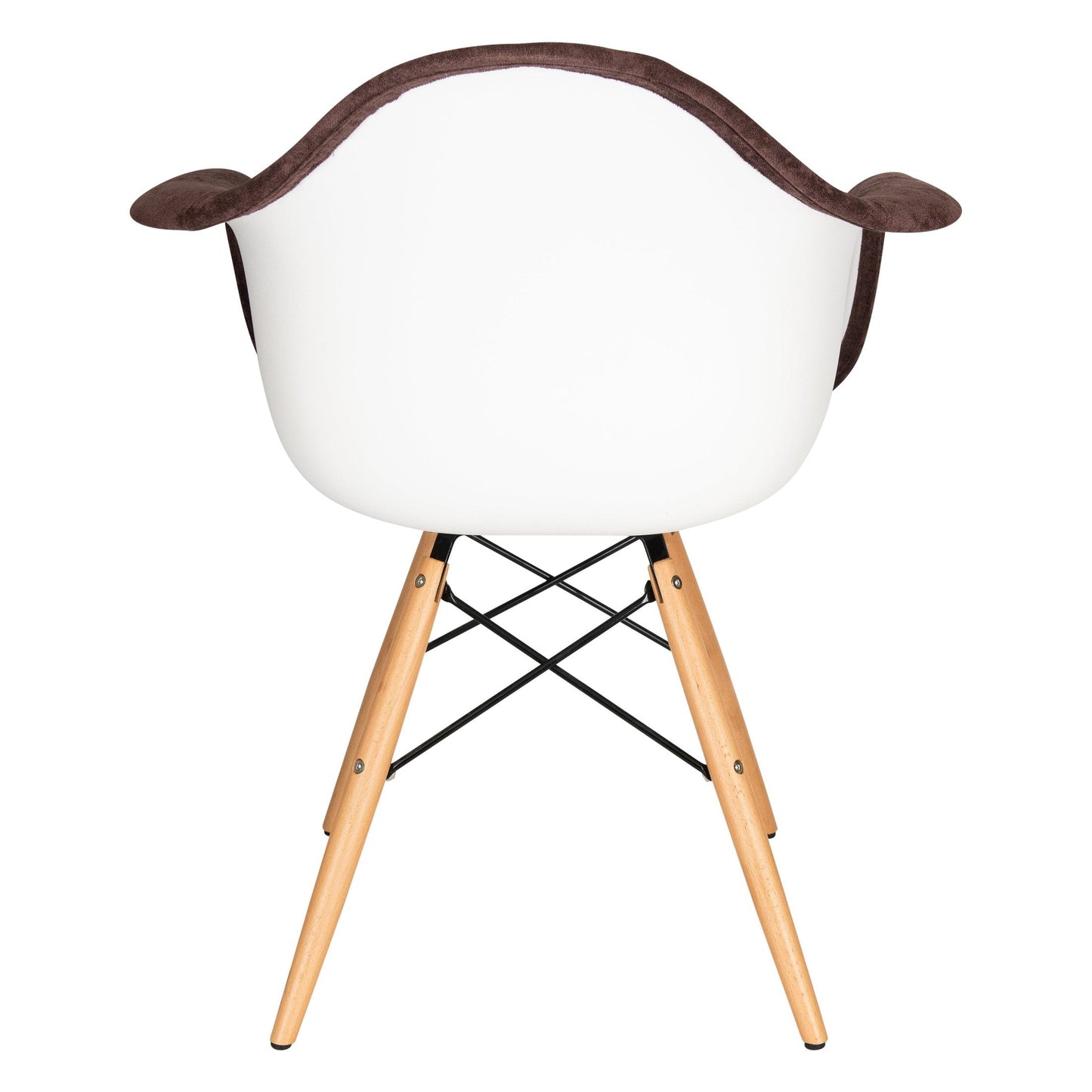 Willow Modern Fabric Eiffel Base Accent Side Chair