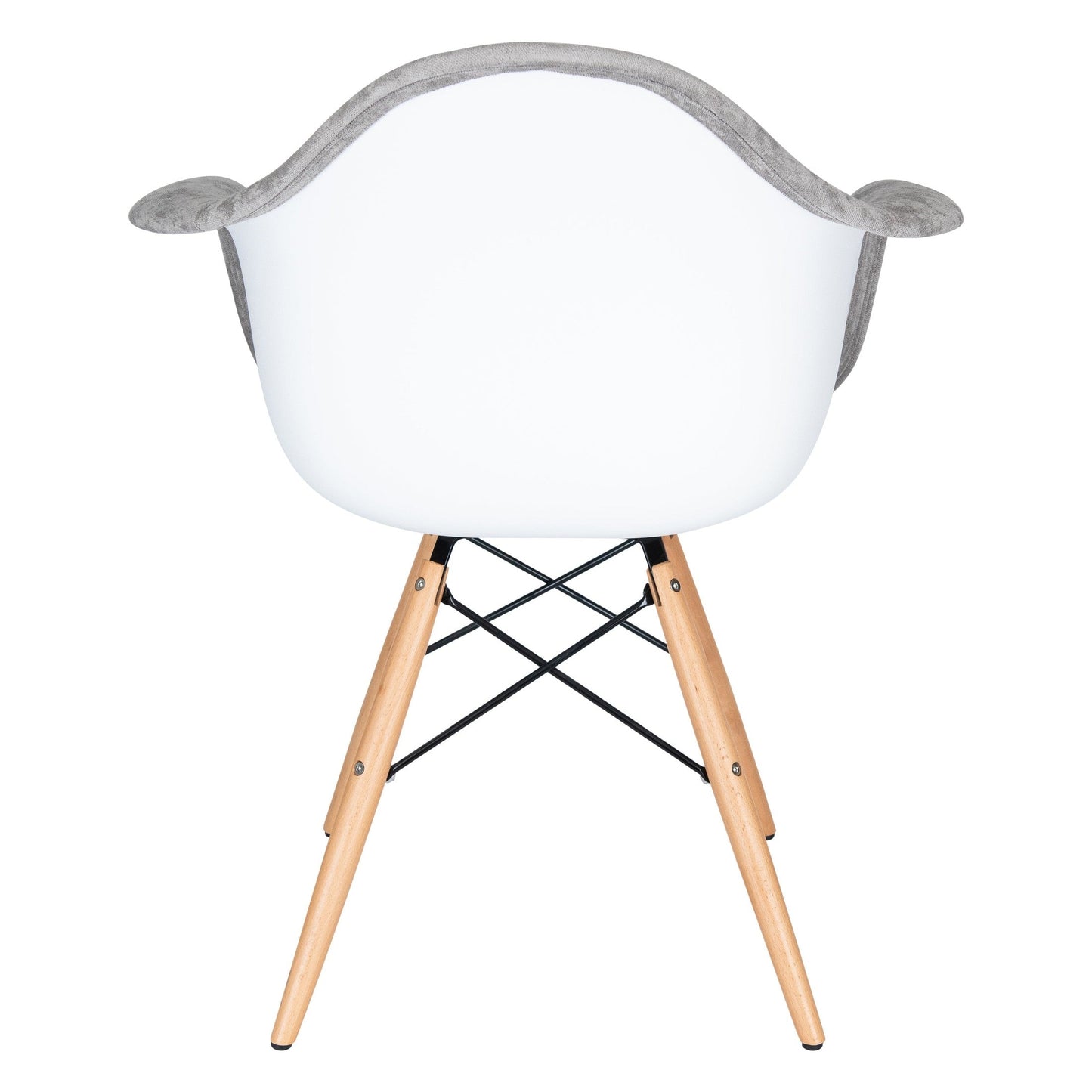 Willow Modern Fabric Eiffel Base Accent Side Chair