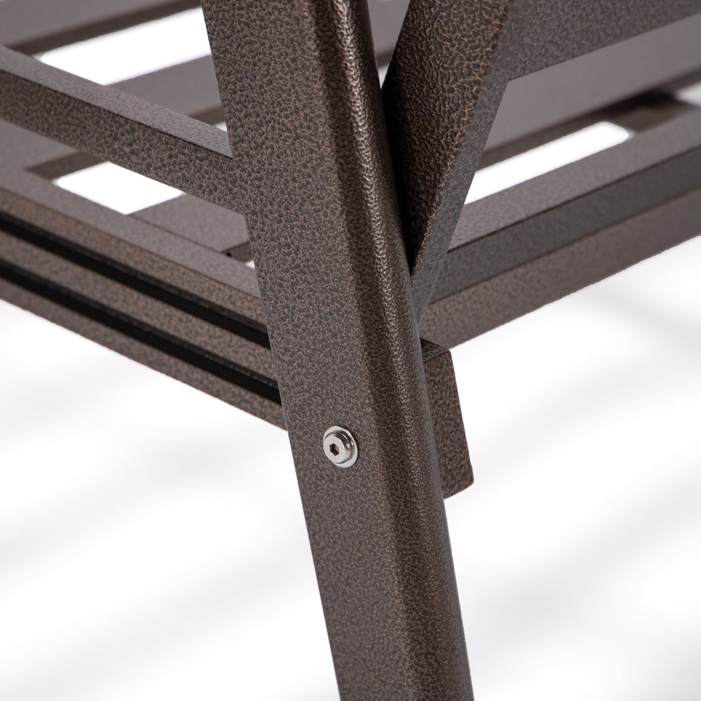 Walbrooke Modern 3-Piece Outdoor Patio Set with Brown Aluminum Frame and Removable Cushions Loveseat and Set of 2 Armchairs