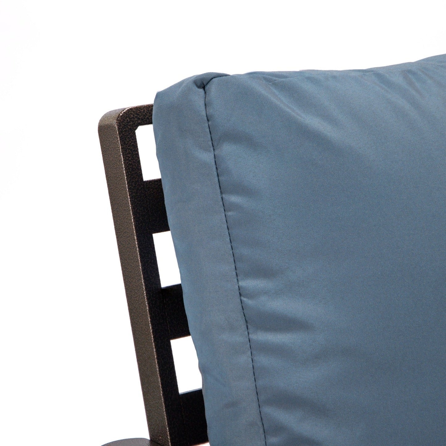 Walbrooke Modern 3-Piece Outdoor Patio Set with Brown Aluminum Frame and Removable Cushions Loveseat and Set of 2 Armchairs