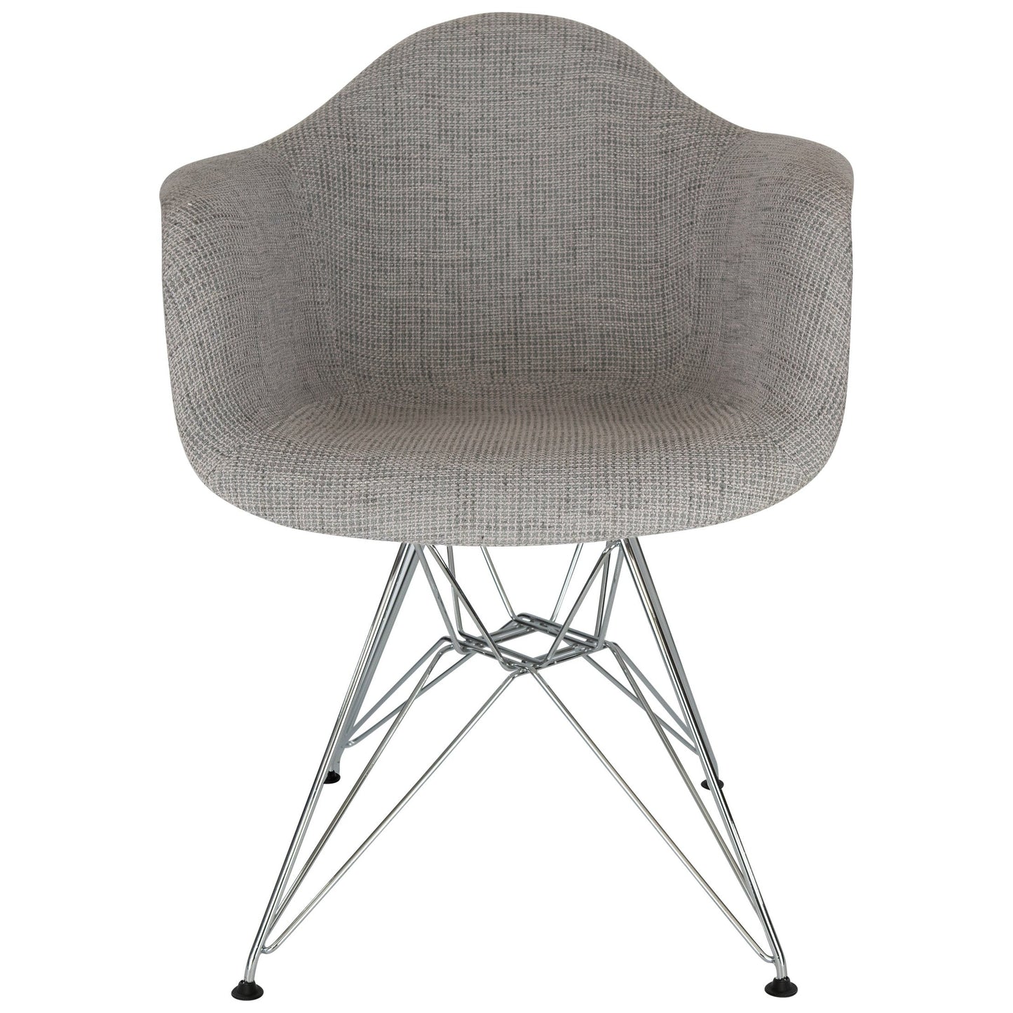 Willow Modern Fabric Eiffel Base Accent Side Chair