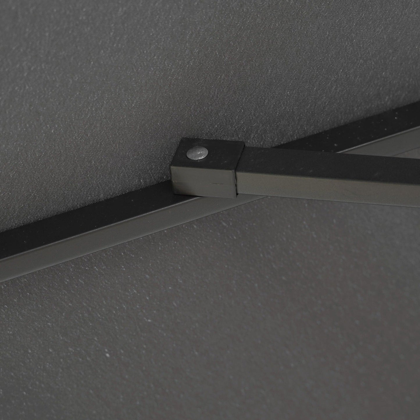 Willry Modern Outdoor 10 Ft Offset Cantilever Hanging Patio Umbrella With Solar Powered LED