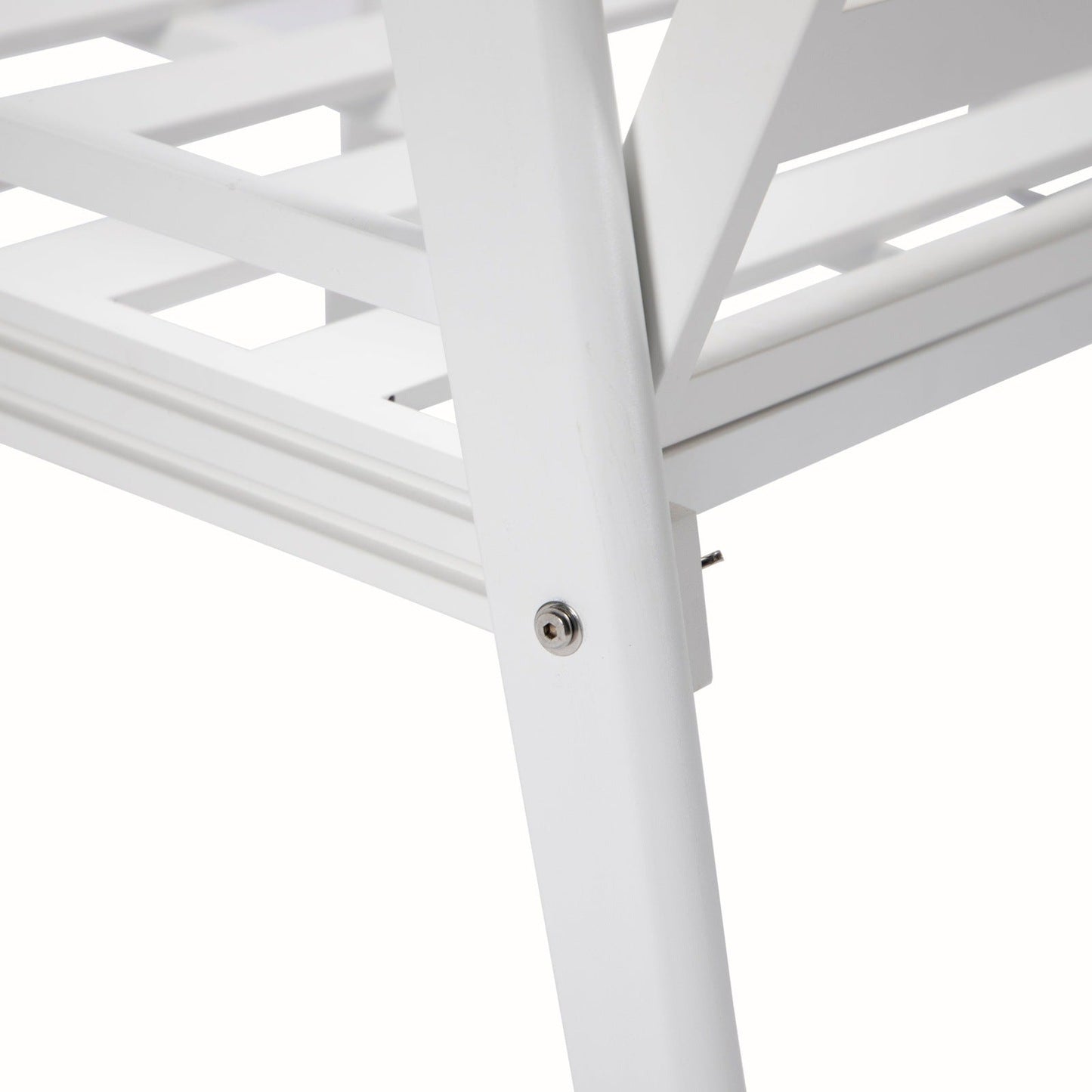 Walbrooke Modern 3-Piece Outdoor Patio Set with White Aluminum Frame and Removable Cushions Loveseat and Set of 2 Armchairs