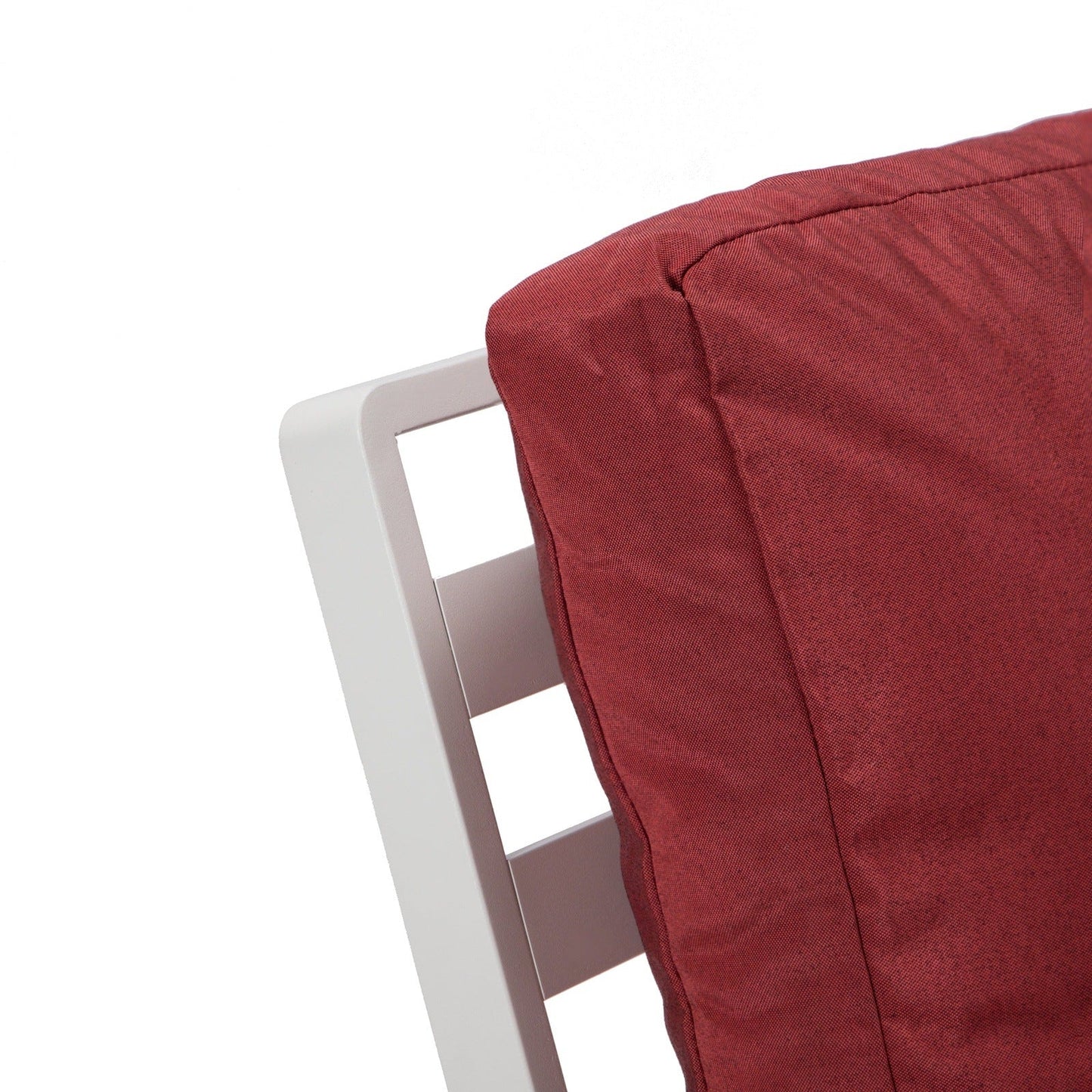 Walbrooke Modern 3-Piece Outdoor Patio Set with White Aluminum Frame and Removable Cushions Loveseat and Set of 2 Armchairs